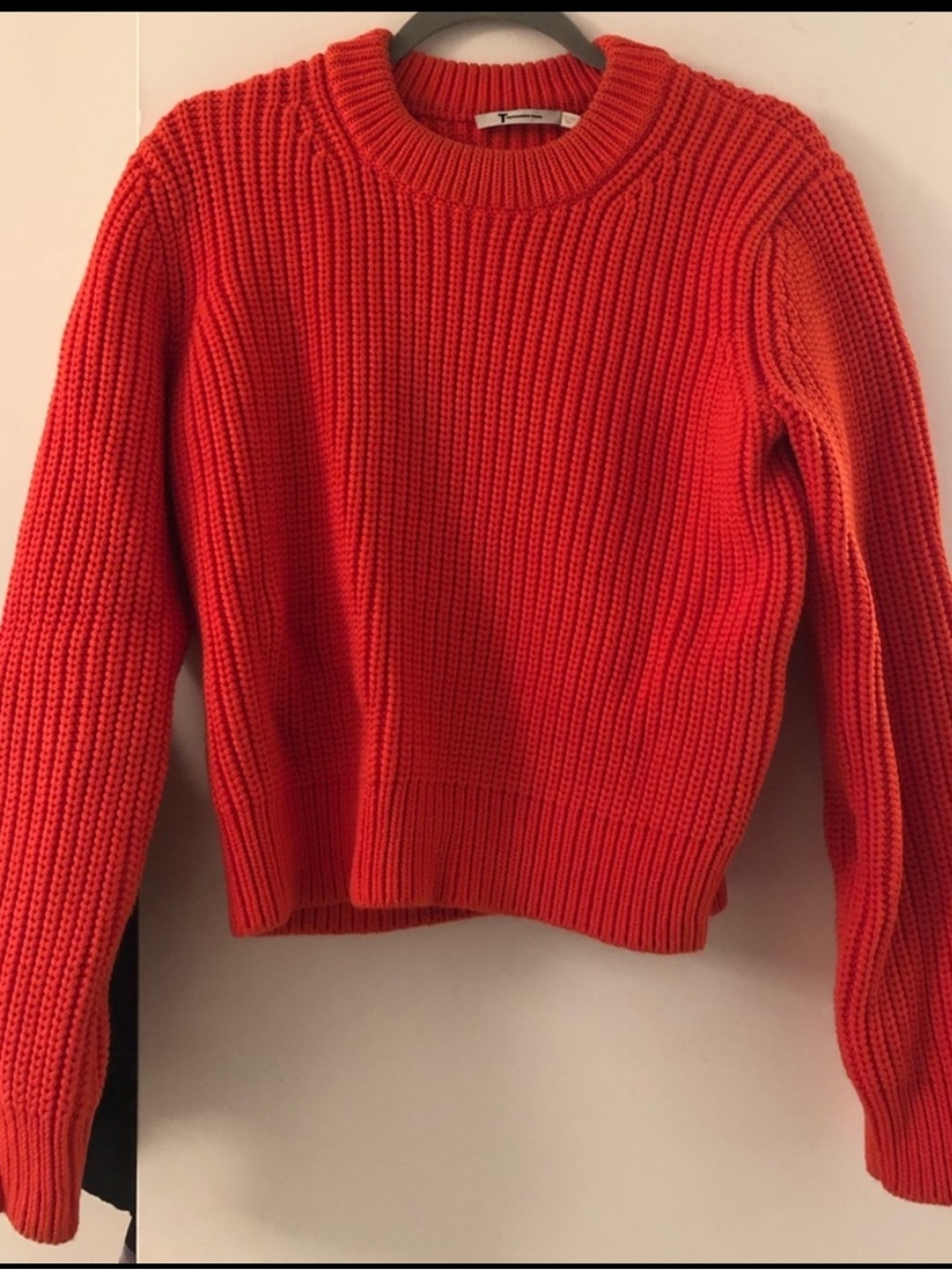 Alexander Wang Red Crew Neck Sweater